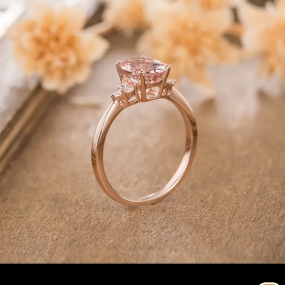 💍Women's Antique Cushion Cut Ring💍 - Picture 2 of 7